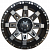Диски Powcan BK5261 9x20 6*139.7 ET15 DIA106.1 BLK/MIL Литой