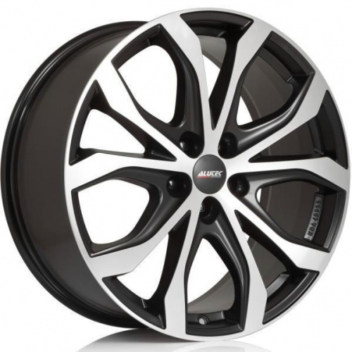 Диски Alutec W10X 8x18 5*127 ET53 DIA71.6 Racing black front polished Литой