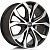 Диски Alutec W10X 8x18 5*127 ET53 DIA71.6 Racing black front polished Литой
