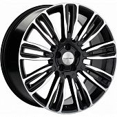Диски Khomen KHW 2004 8.5x20 5*108 ET45 DIA63.3 Black-FP Литой
