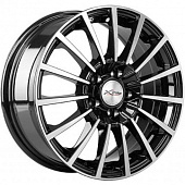 Диски X'trike X-106 6.5x15 5*114.3 ET45 DIA67.1 BKFP Литой