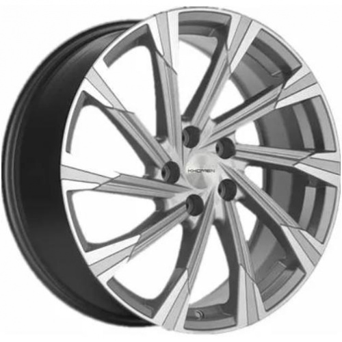 Диски Khomen KHW 1901 7.5x19 5*112 ET43 DIA57.1 Brilliant Silver-FP Литой
