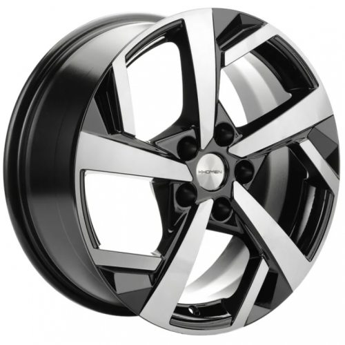 Диски Khomen KHW 1712 7x17 5*110 ET45 DIA67.1 Black-FP Литой