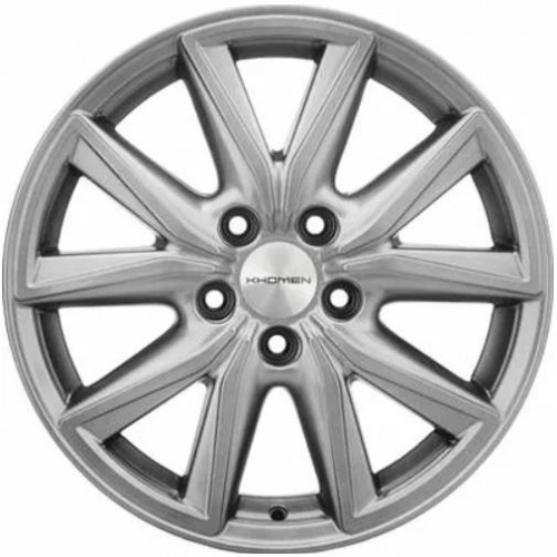 Диски Khomen KHW 1706 7x17 5*114.3 ET39 DIA60.1 G-Silver Литой