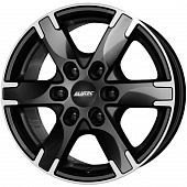 Диски Alutec Titan 7x16 6*139.7 ET55 DIA93.1 Black front polished Литой