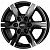 Диски Alutec Titan 7x16 6*139.7 ET55 DIA93.1 Black front polished Литой