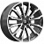 Диски K&K КР006 8.5x20 6*139.7 ET33 DIA100.1 Diamond black gris Литой