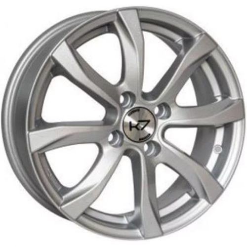 Диски К7 K110 6x15 4*100 ET50 DIA60.1 Серебро Литой