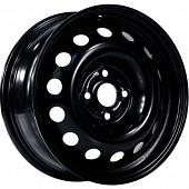 Диски Trebl 64E45H 6x15 4*114.3 ET45 DIA67.1 Black Штампованный