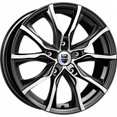 Диски K&K Твист 7.5x17 5*120 ET32 DIA72.6 Алмаз черный Литой
