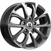 Диски K&K Urals 6.5x15 5*108 ET50 DIA63.3 Дарк платинум Литой