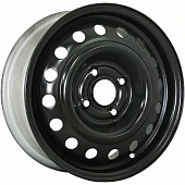 Диски Trebl 53A49A 5.5x14 4*100 ET49 DIA56.6 Black Штампованный