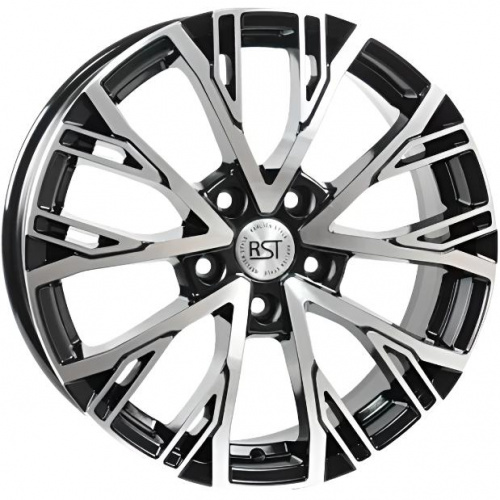 Диски RST R207 6.5x17 5*114.3 ET45 DIA54.1 BKFP Литой