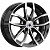 Диски K&K Фрост 6.5x15 5*100 ET38 DIA57.1 Алмаз черный Литой