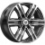 Диски K&K R8 7.5x17 6*114.3 ET45 DIA66.1 Алмаз черный Литой