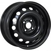 Диски Trebl 8114 6x15 4*100 ET48 DIA54.1 Black Штампованный